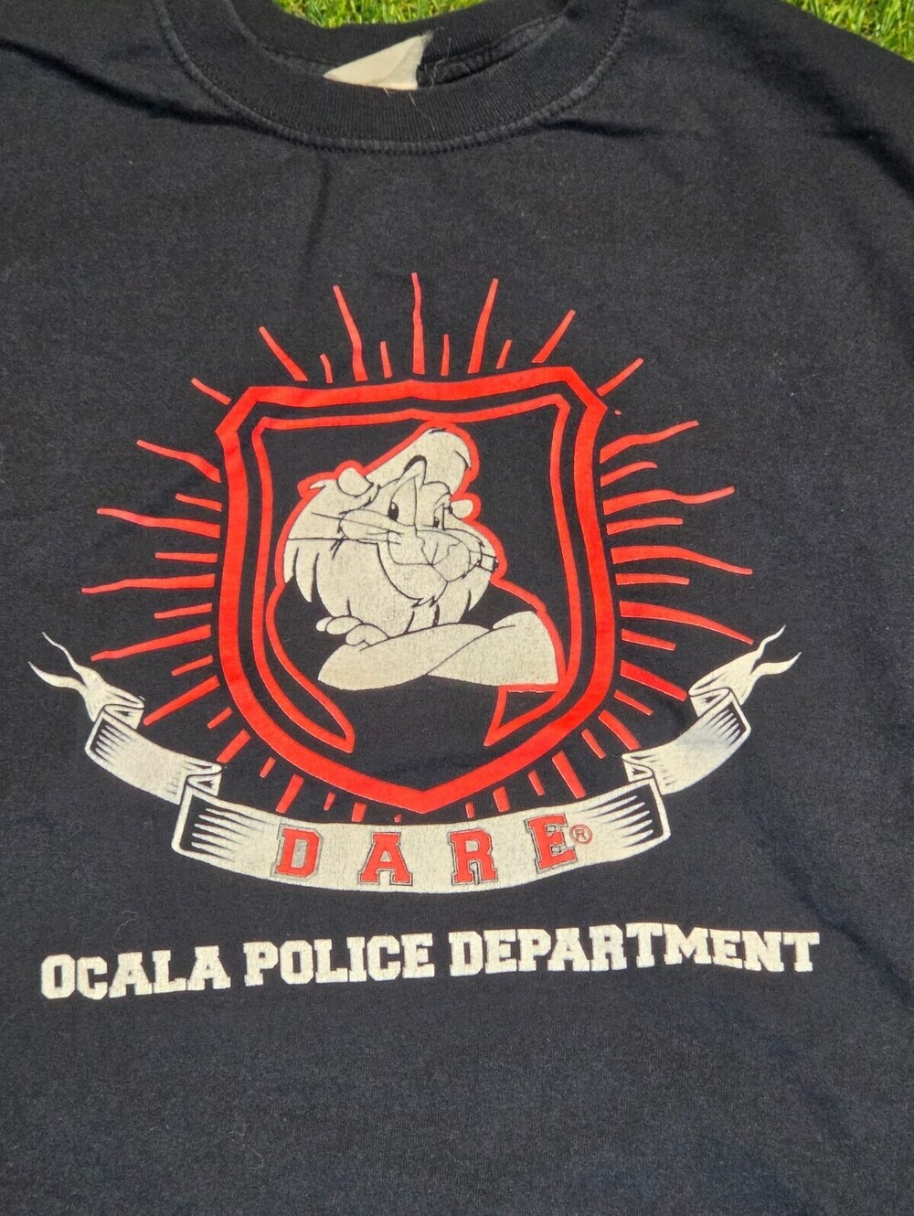 Vintage Fruit of the Loom Heavy Cotton D.A.R.E. Ocala Police